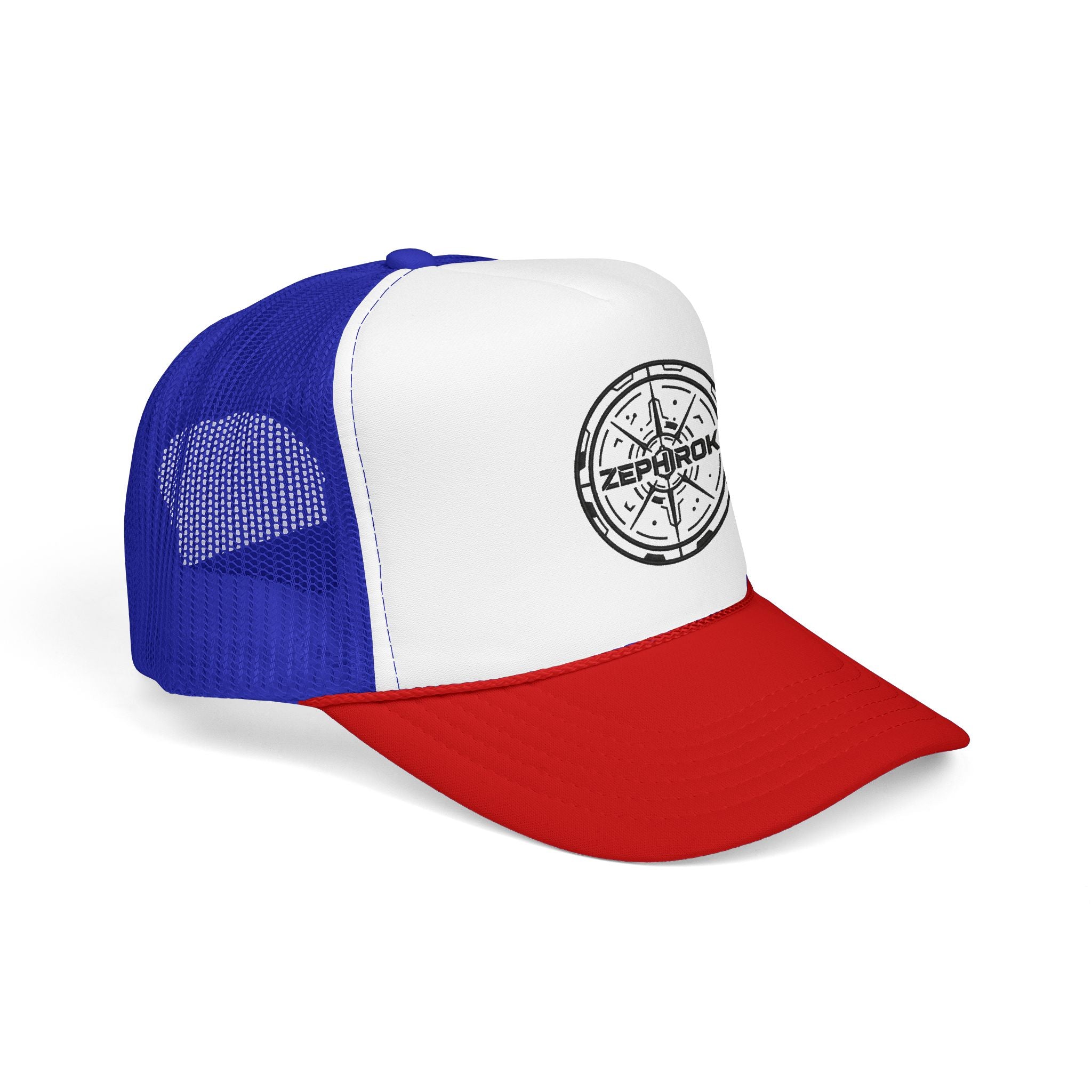 Trucker Hat — Vintage Compass Logo Foam Cap
